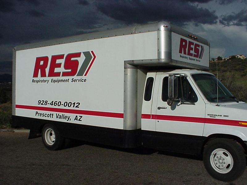 RES delivery truck